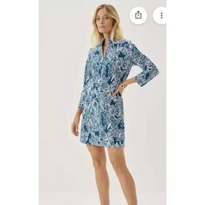 Lilly Pulitzer Women's Rosie Dress - NWT - Starlight Navy Unforgettable L